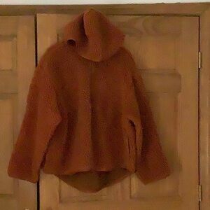 Cos Teddy Hooded Quarter Zip Fleece